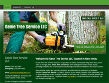 Tablet Screenshot of genietreeservicellc.com